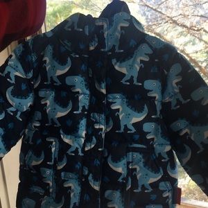 One Kid Road Coat Like New Vegan Raptor Print
